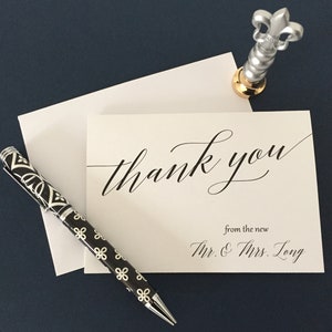 Wedding Thank You Cards | Wedding Stationery | Thank You Cards | Personalized Wedding Stationery | Custom Stationery | Thank You Notecards