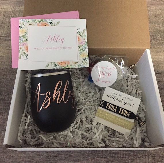 maid of honor proposal gifts