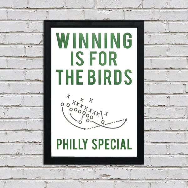 Philly Special Art Print: Super Bowl LII, Philadelphia Eagles