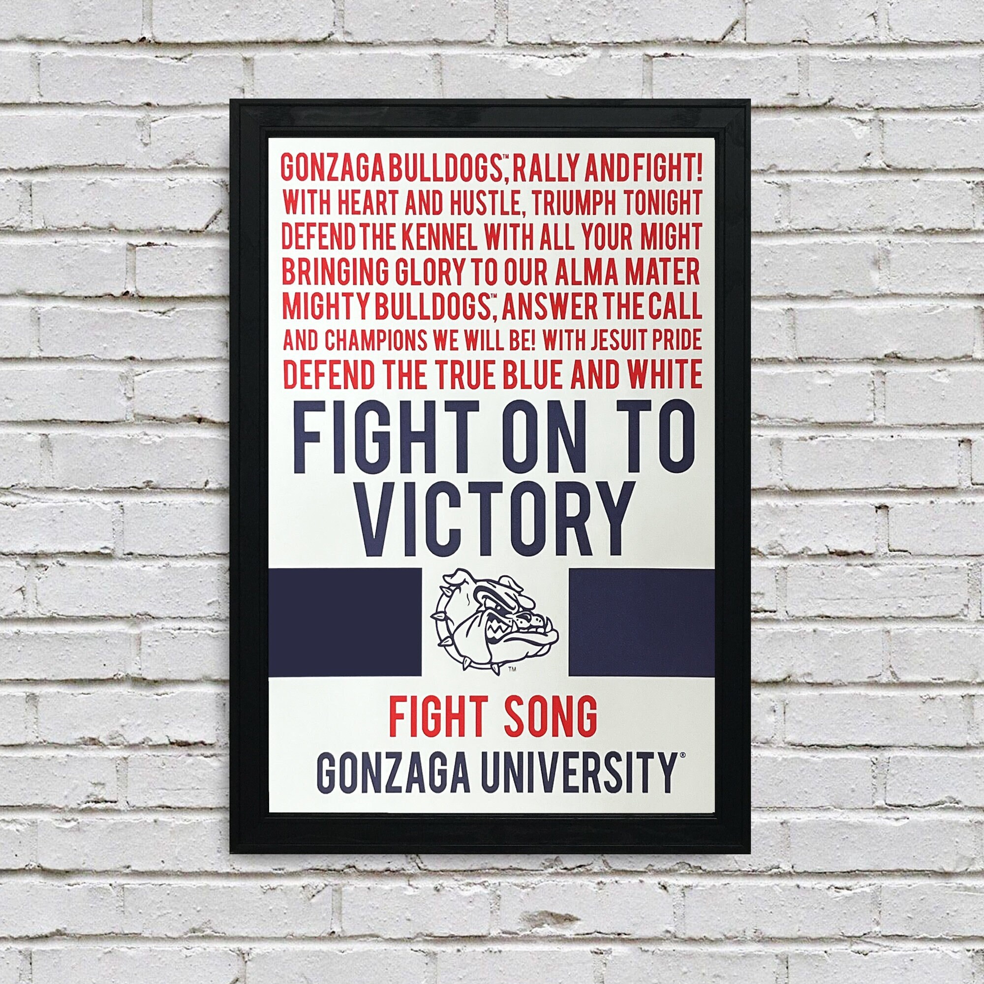Gonzaga Bulldogs Jesuit tradition jersey