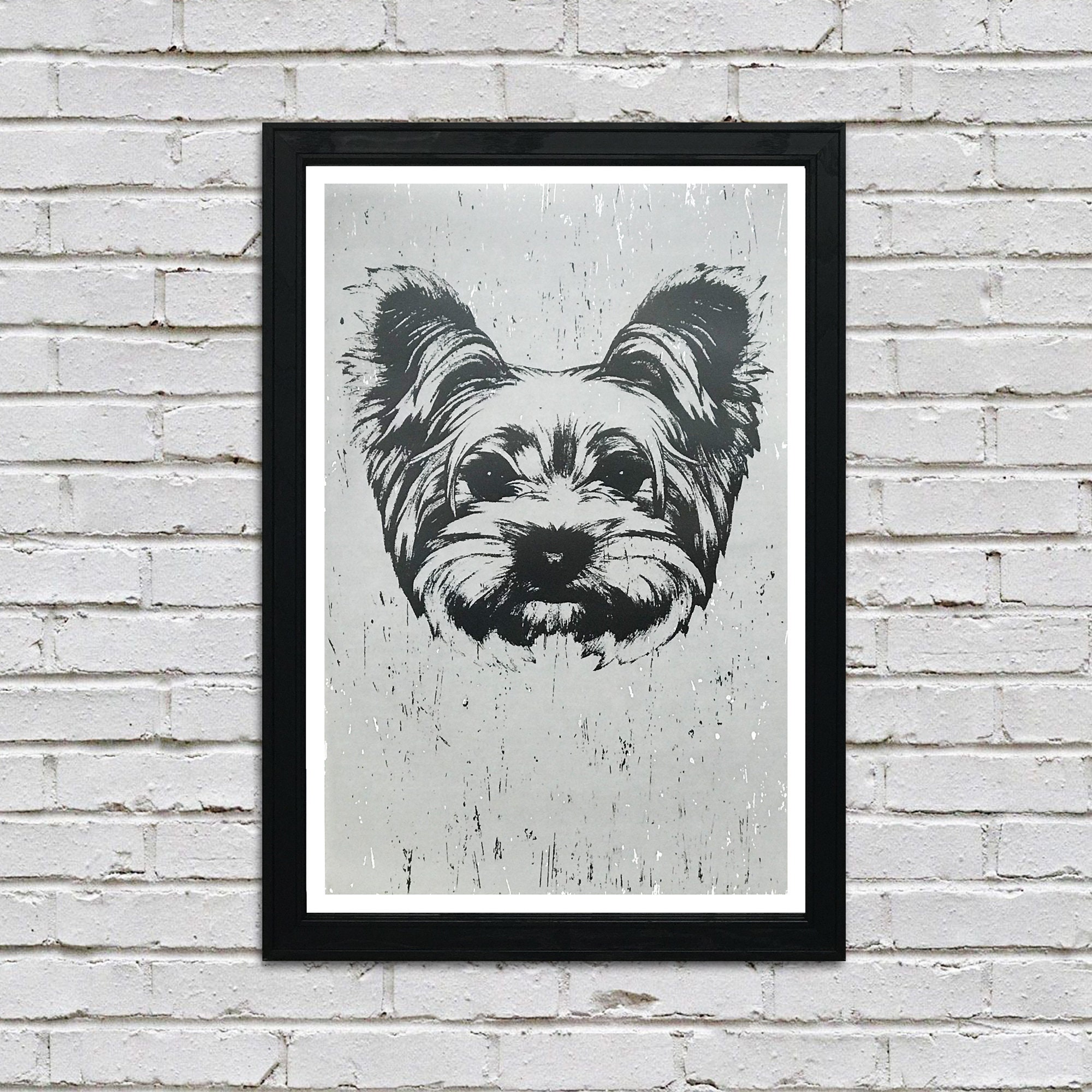 Limited Edition Yorkshire Terrier - Gifts for Dog Lovers - Gifts for Dog Owners - Gifts for Pet Owners - Dogs with Glasses - 13x19"