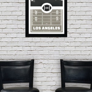 Limited Edition Los Angeles Raiders Poster - Retro Art Print - 13x19" image 6