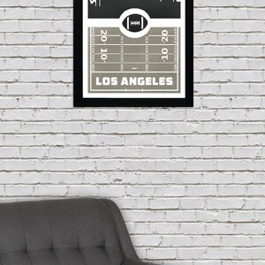 Limited Edition Los Angeles Raiders Poster - Retro Art Print - 13x19" image 8