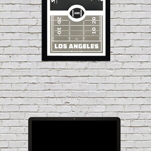Limited Edition Los Angeles Raiders Poster - Retro Art Print - 13x19" image 7