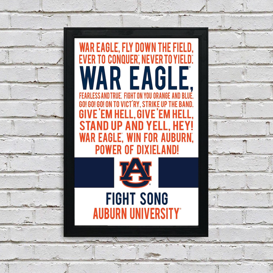 Auburn University Gartenflagge – Tigers War Eagle, 100% Polyester, Doppelseitig