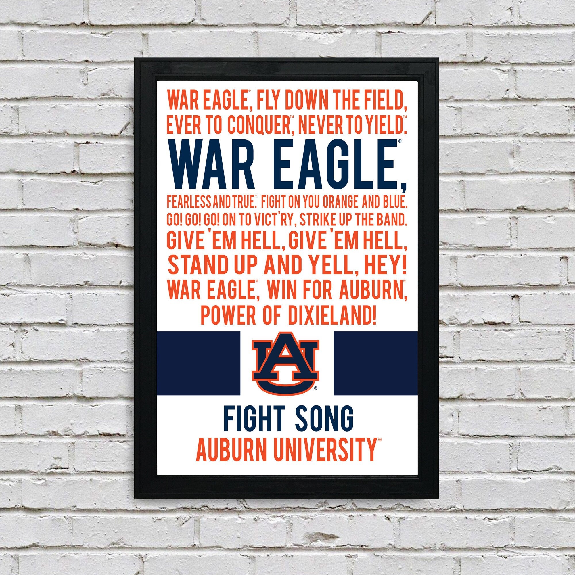  War Eagle Country - Auburn University Route Sign : Home &  Kitchen