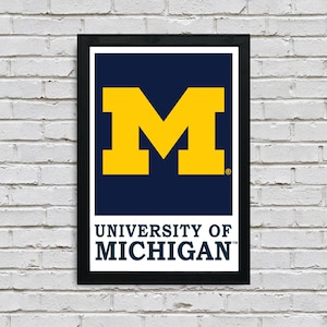 Limited Edition University of Michigan Poster Art Print - 13x19&quot;