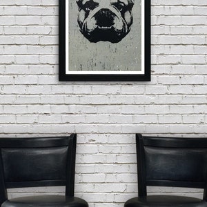 Póster artístico de Bulldog inglés de edición limitada - Regalos para los amantes de los perros - 13x19" imagen 6