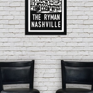 Limited Edition Ryman Auditorium Poster, The Ryman, Nashville TN Poster Art Print 13x19 image 4