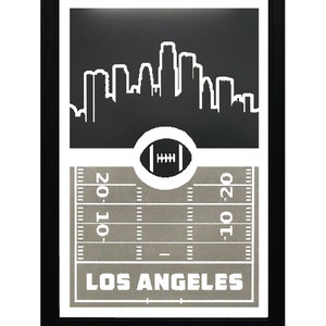Limited Edition Los Angeles Raiders Poster - Retro Art Print - 13x19" image 2