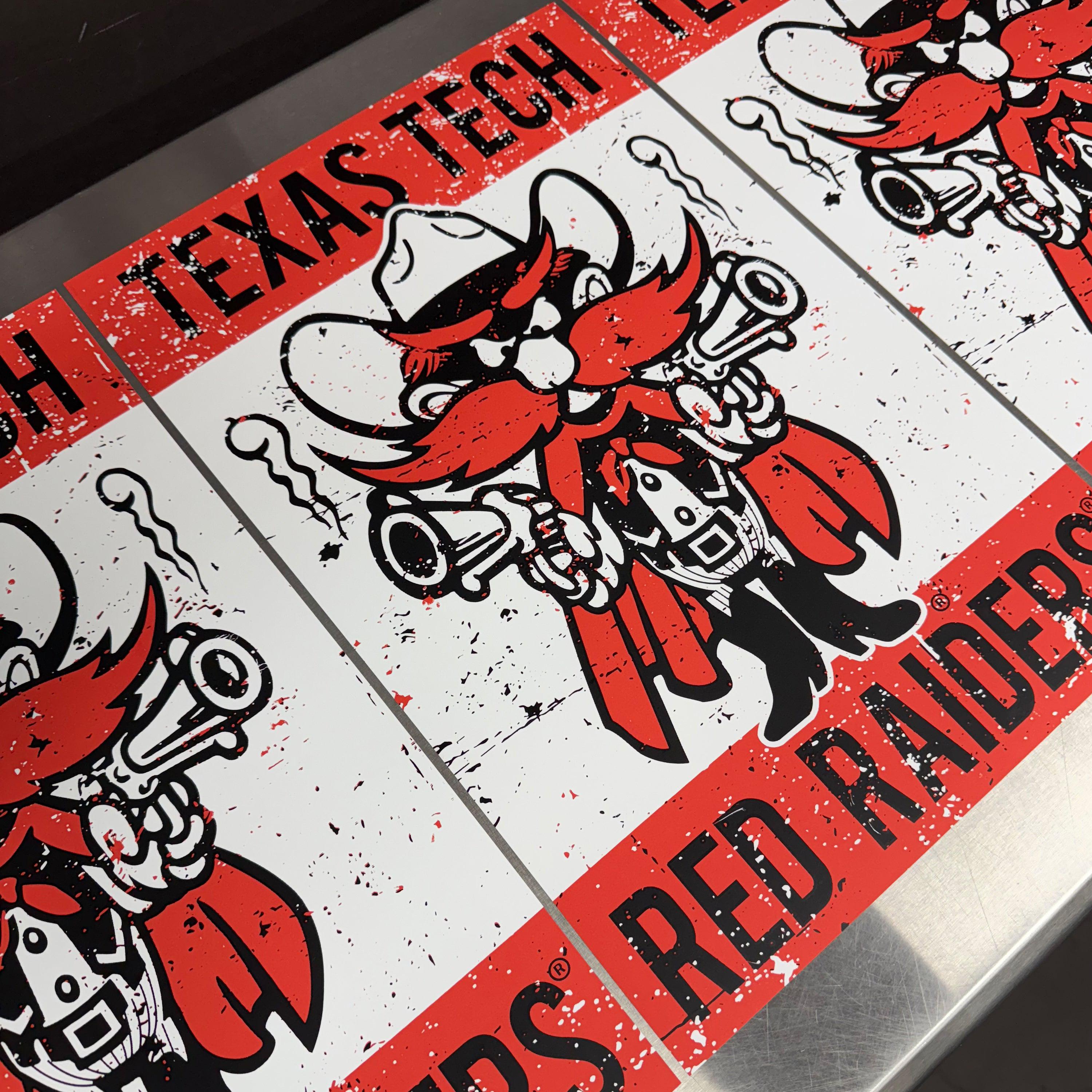 Limited Edition Texas Tech Raider Red Mascot Poster Print Art  display picture 1