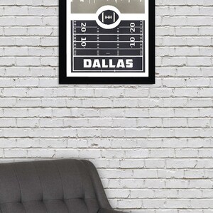 Limited Edition Dallas Cowboys Poster - Retro Video Game Style - Handcrafted Art Print - 13x19" image 4