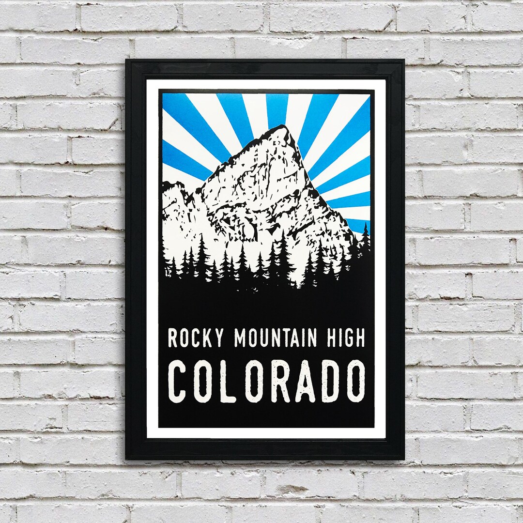 Limited Edition Crestone Peak - Rocky Mountain High - Colorado Art ...