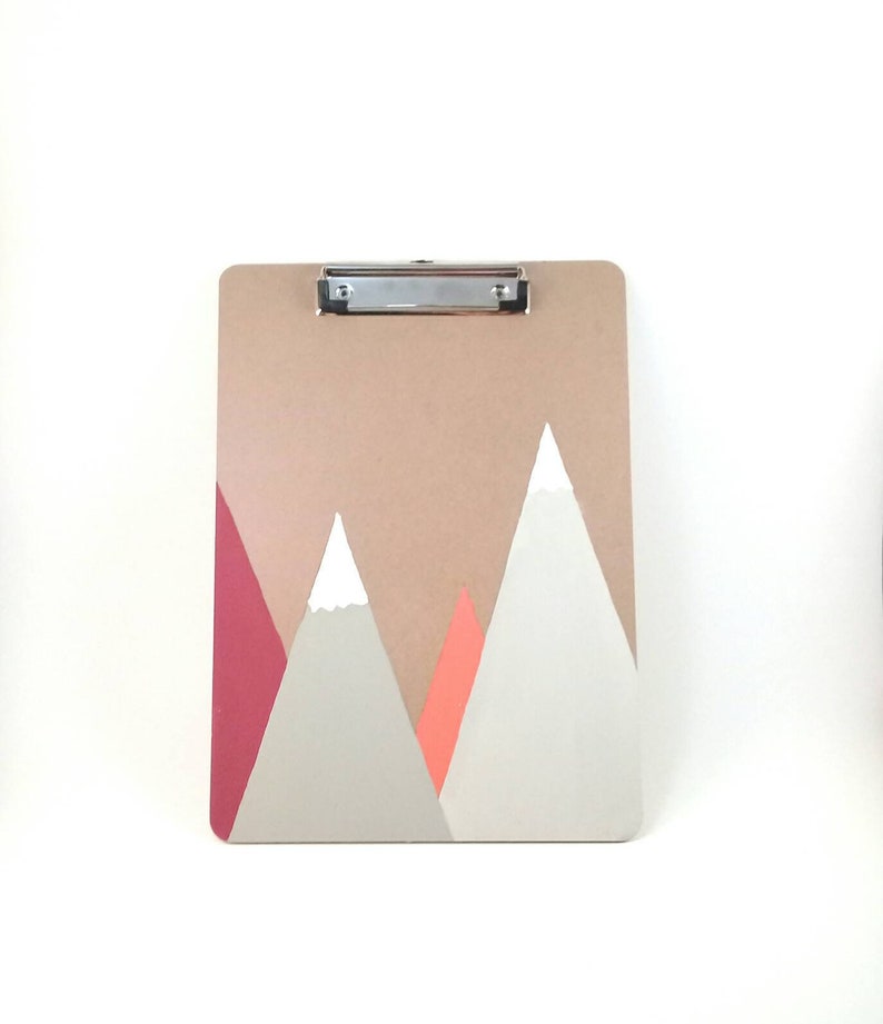 Gray Mountain Clipboard Clipboard Bulletin Office Etsy