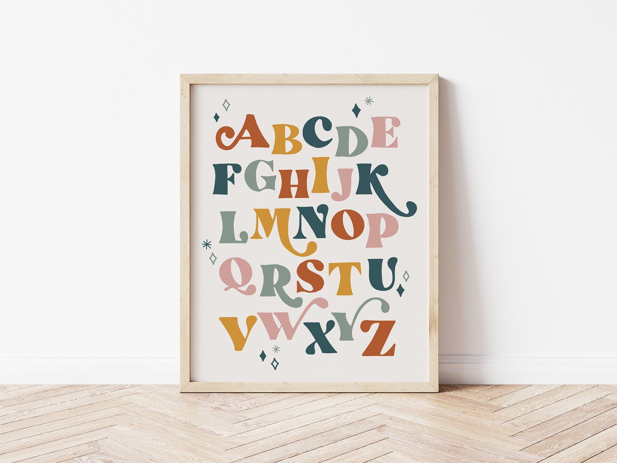 Alphabet Poster multilingual options 11x14 – Zac and Zoe