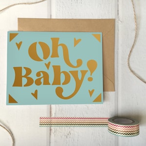 Cricut Joy Oh Baby! Boho SVG Insert Card, Boho Baby shower svg card, New baby svg card, New parents svg card - PERSONAL Use, Digital File