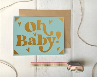 Cricut Joy Oh Baby! Boho SVG Insert Card, Boho Baby shower svg card, New baby svg card, New parents svg card - PERSONAL Use, Digital File