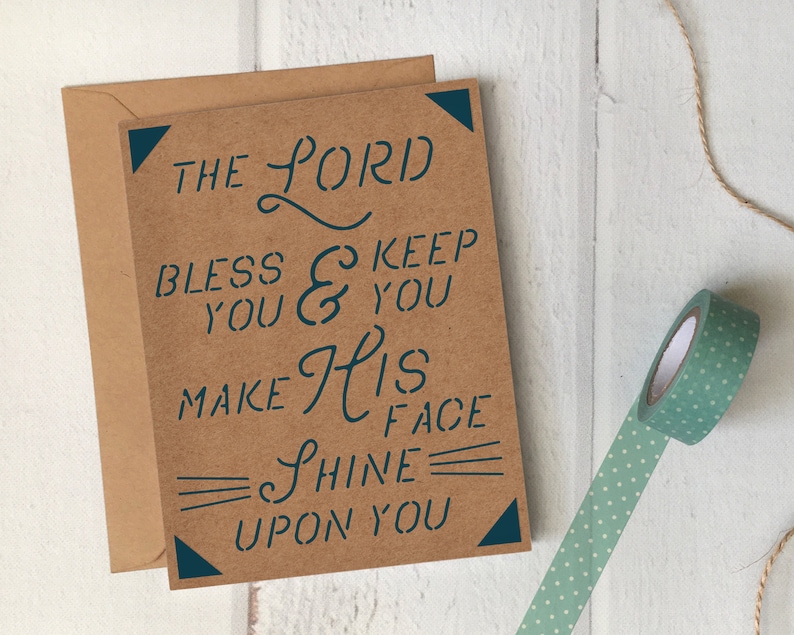Download Cricut Joy Blessing Card the Lord Bless You SVG Insert ...