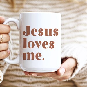 Jesus loves me svg, retro Christian Valentine svg, minimal christian png - Commercial Use, Digital File image 3