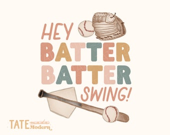 Hey batter batter swing PNG file - watercolor baseball png, baseball girl png, pink baseball png - Commercial Use, Digital File