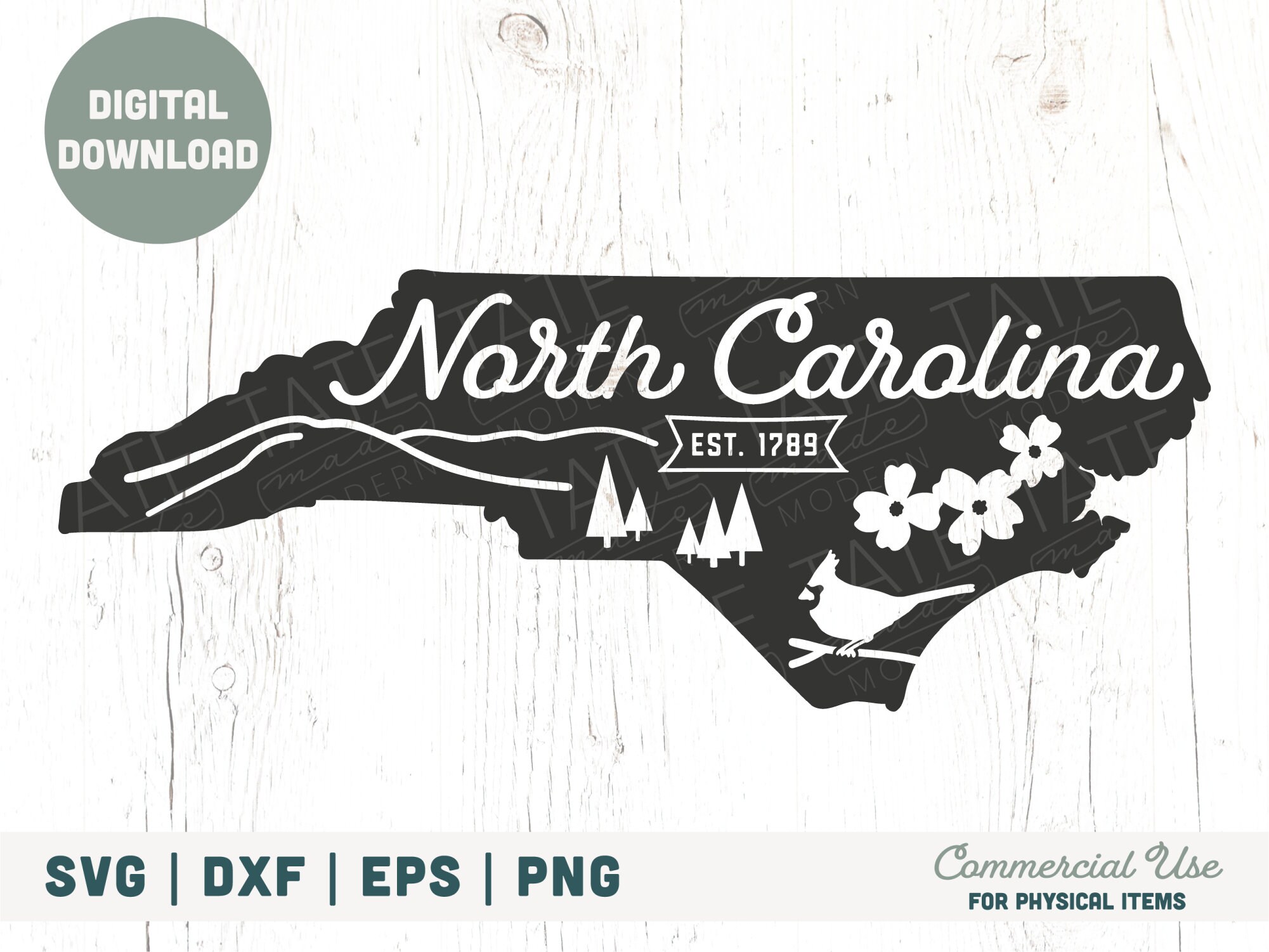 Vintage North Carolina SVG Cut File North Carolina Home Svg Etsy