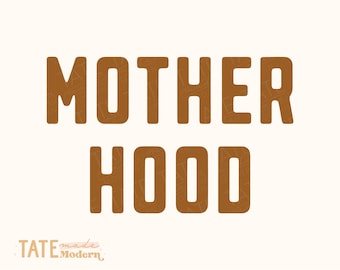 Mother Hood Retro Minimal SVG cut file - Retro Mama svg for t-shirt, Mom life shirt svg, motherhood png - Commercial Use, Digital File