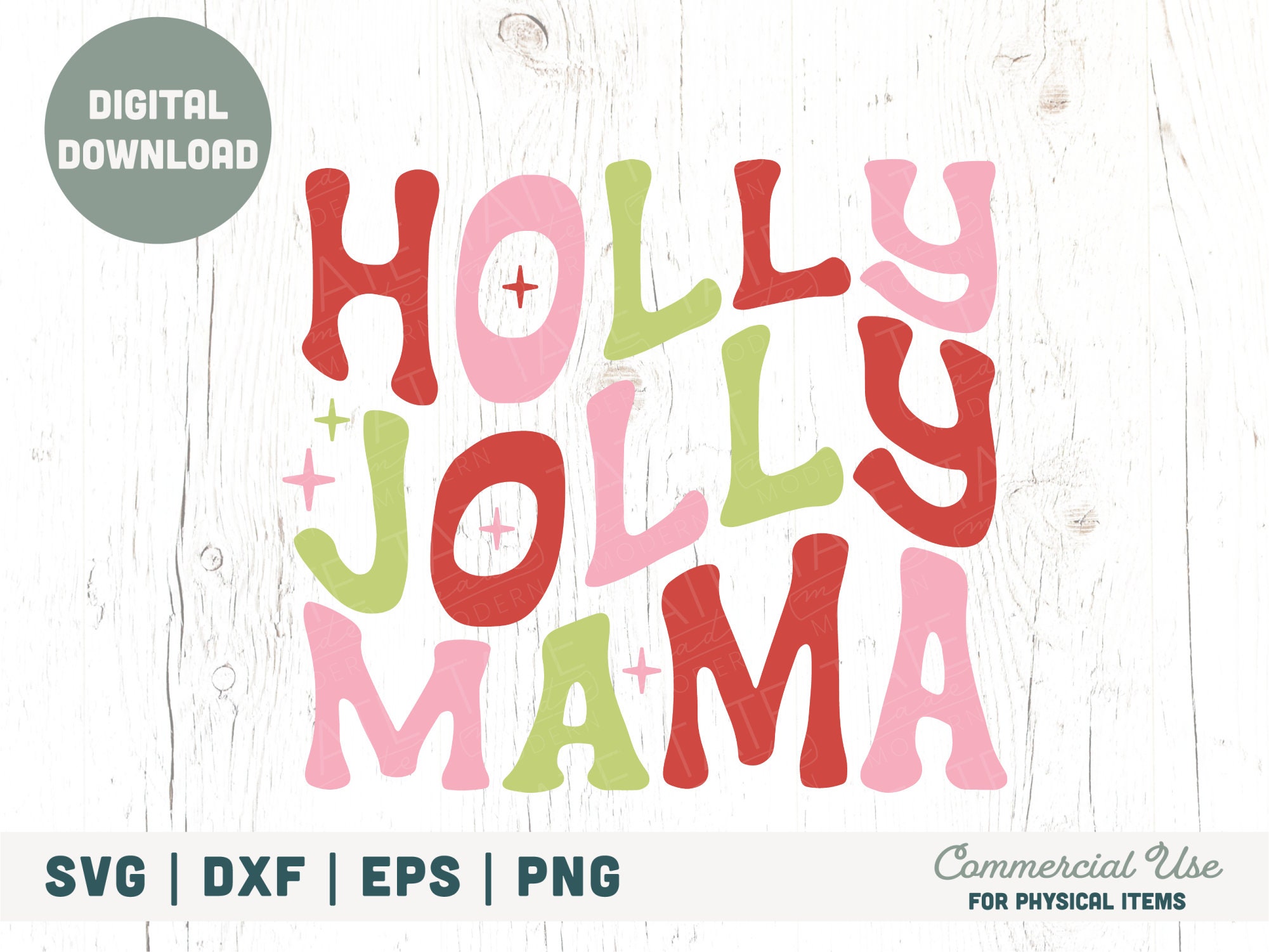 Holly Jolly Mama Retro SVG Cut File, Christmas Mama Shirt Svg, Merry Mama  Svg, Holiday Sublimation Png Commercial Use, Digital File -  Norway