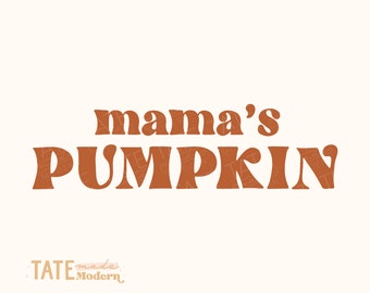 Mama's pumpkin SVG cut file - Retro first fall baby svg, kid fall shirt svg, pumpkin patch png, girl fall PNG - Commercial Use, Digital File