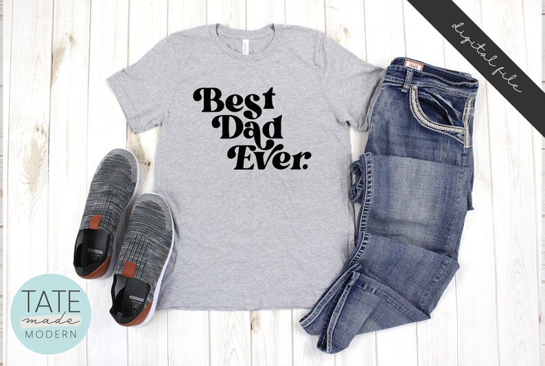 Best Dad Ever. Retro SVG Cut File Father's Day Svg Cool - Etsy