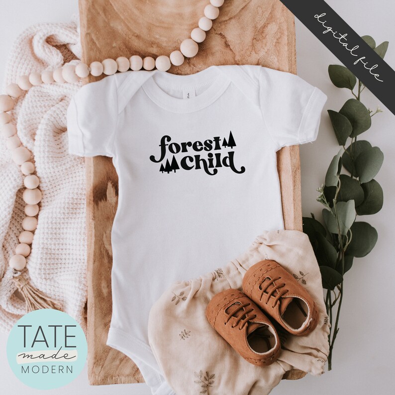 PNW wild child svg Outdoor quote svg for shirt Forest Child SVG cut file Retro boho kid svg Digital File Commercial Use