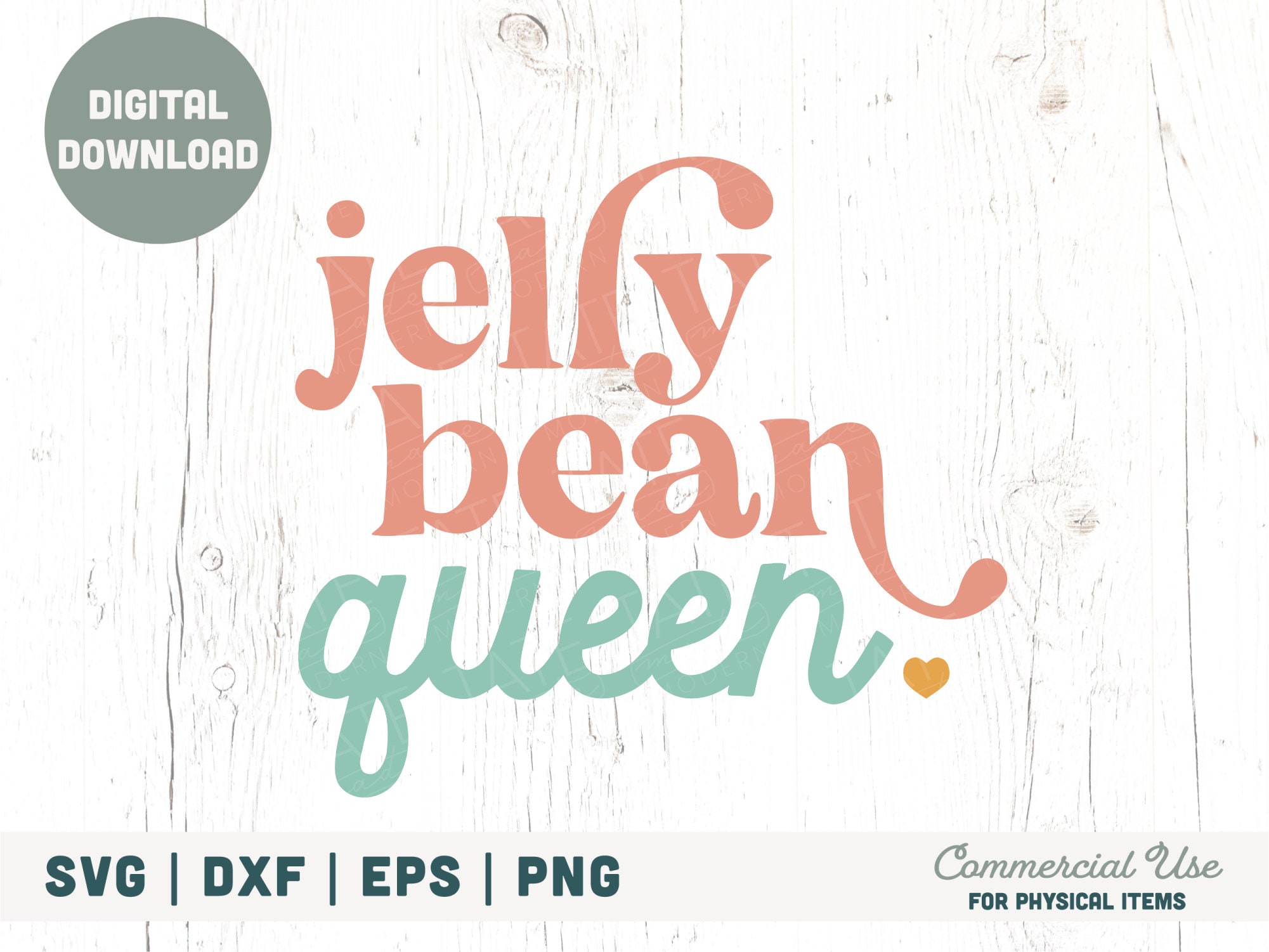 Jelly Bean Queen Retro Easter SVG Cut File Retro Boho Easter Etsy