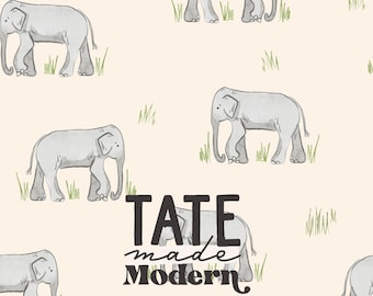 Akvarell elefant sömlös mönsterfil - sommar sömlöst mönster, vilda djur sömlösa, safari sömlösa, zoo exotiska djurmönster