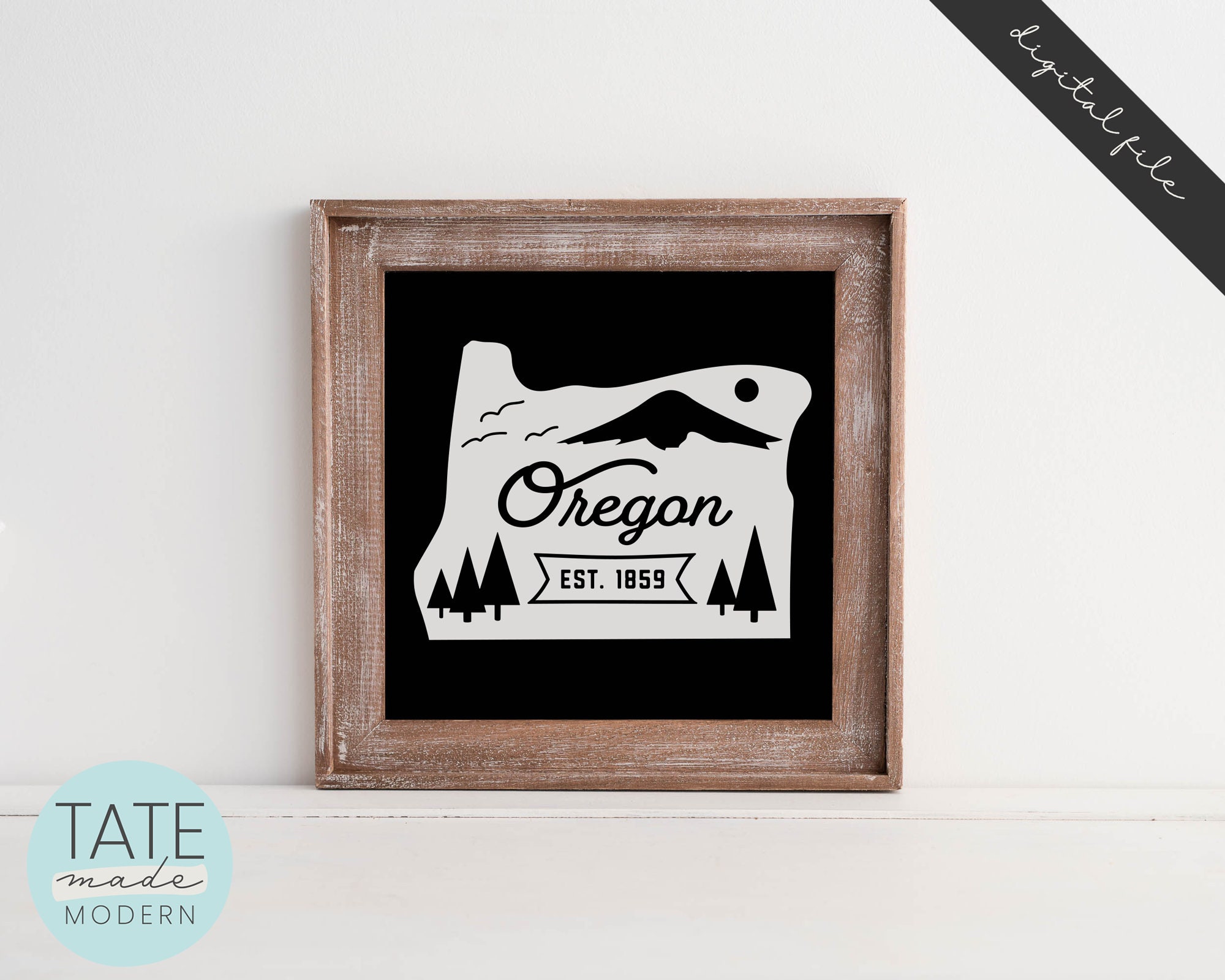 Vintage Oregon SVG Cut File Oregon Home Svg Mt. Hood Svg | Etsy