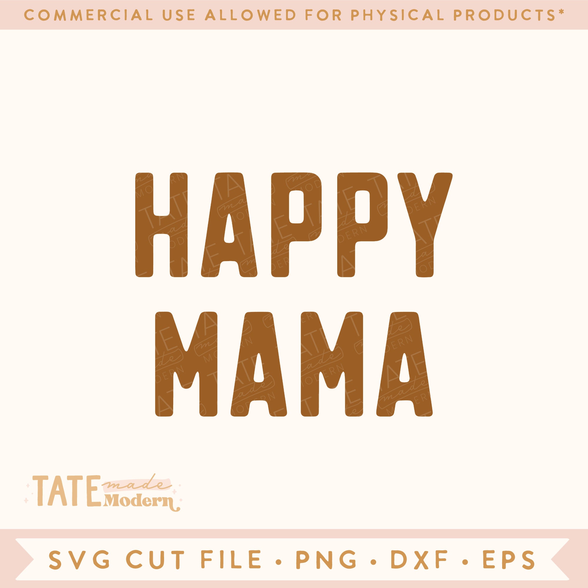 その他 happy mama Happy Mama SVG Cut File - Retro Mama Svg, Happy Mama Png, Minimal