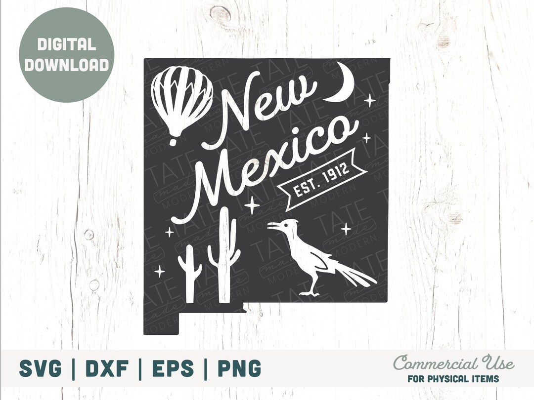 Vintage New Mexico SVG Cut File New Mexico Home Svg, New Mexico State