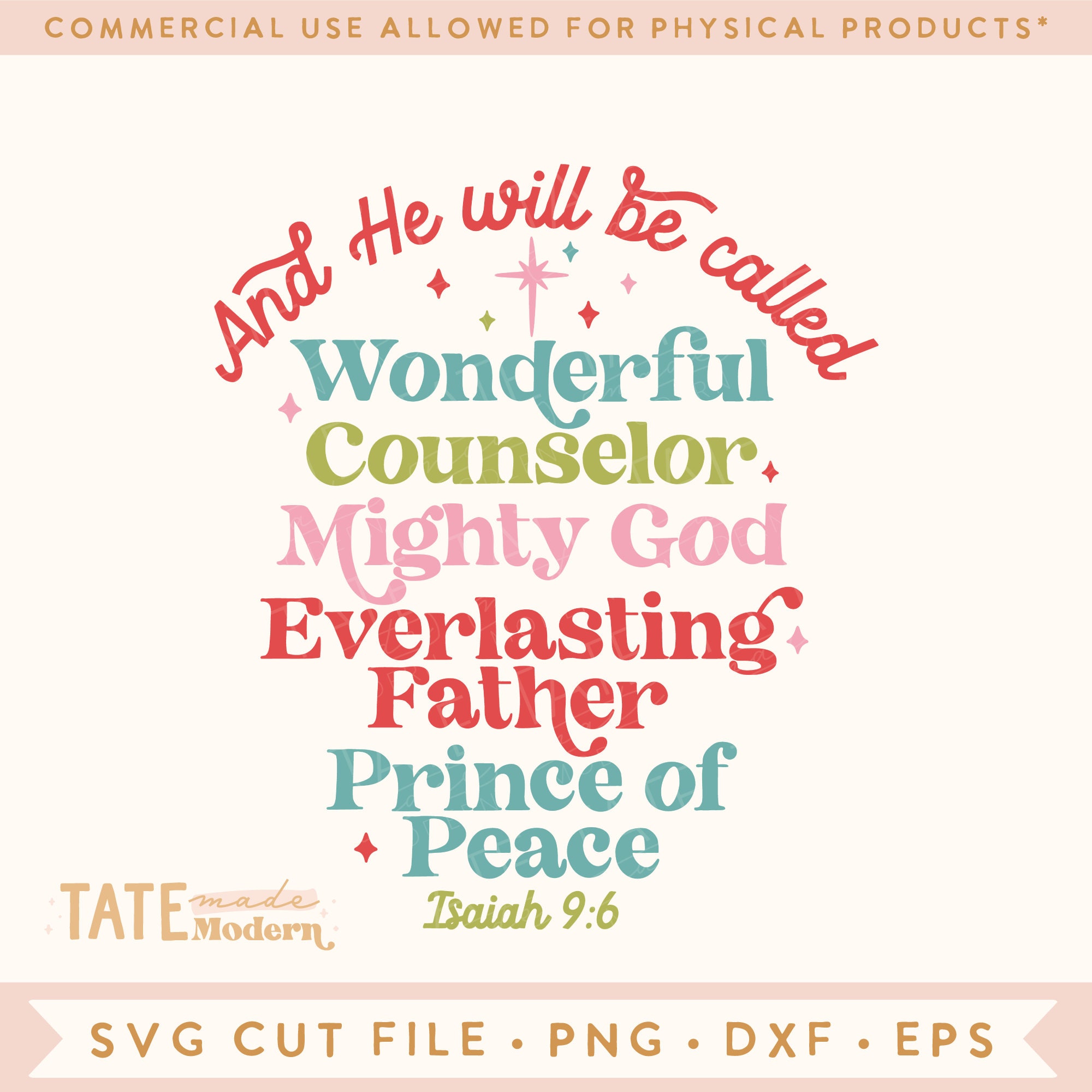 Prince of Peace Sticker, Faith Sticker, Bible Verse Sticker, Christian  Laptop Sticker, Isaiah 9:6, Christian Water Bottle Stickers 
