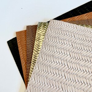 Fishtail Faux Leather Sheets: DIY Craft & Earrings Supplies bild 8