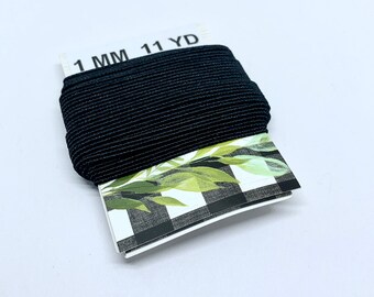 Thin Elastic Cord: 0.8mm or 1mm, Beading & Craft #332