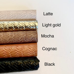 Fishtail Faux Leather Sheets: DIY Craft & Earrings Supplies bild 2