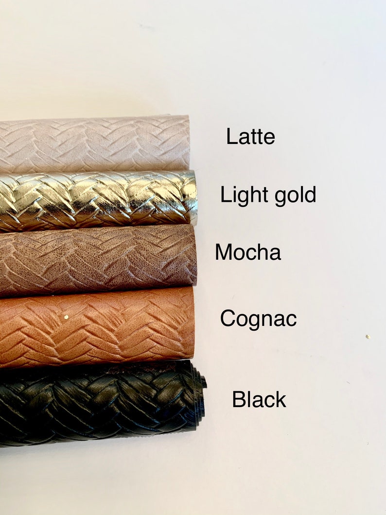 Fishtail Faux Leather Sheets: DIY Craft & Earrings Supplies bild 2