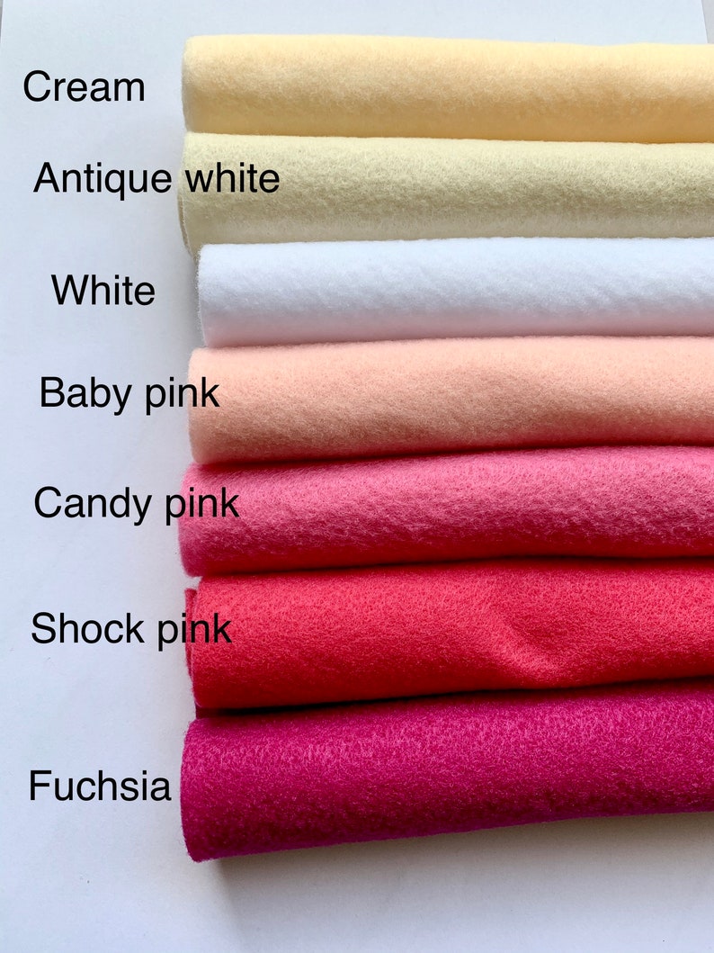 Felt Sheets Soft Felt Sheets Felt Craft Etsy