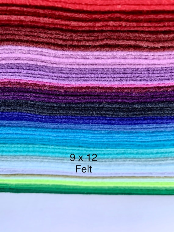 Soft Felt Sheets: 9x12" ECO-FI Craft Felt - Choose Your Color