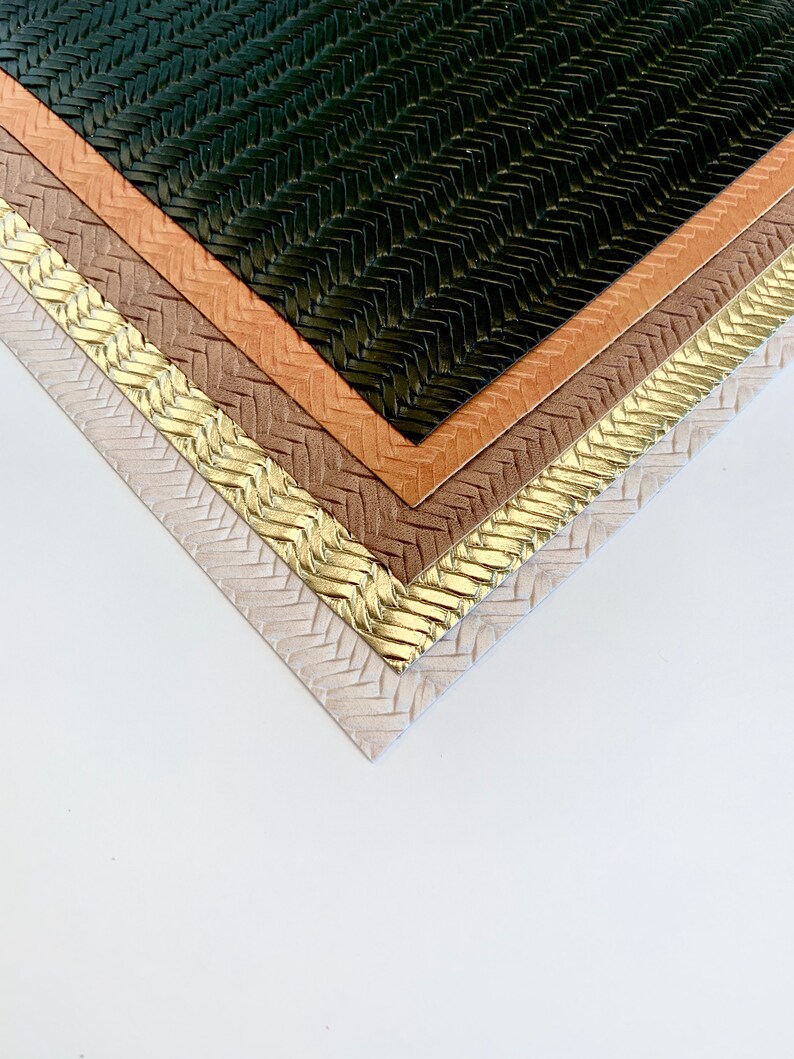 Fishtail Faux Leather Sheets: DIY Craft & Earrings Supplies bild 7