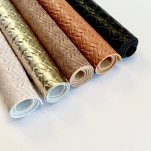 Leather Sheet Roll Leather Craft Decorative Leather Roll PU Leather Sheet