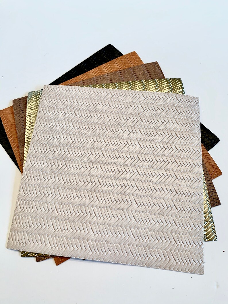 Fishtail Faux Leather Sheets: DIY Craft & Earrings Supplies bild 3