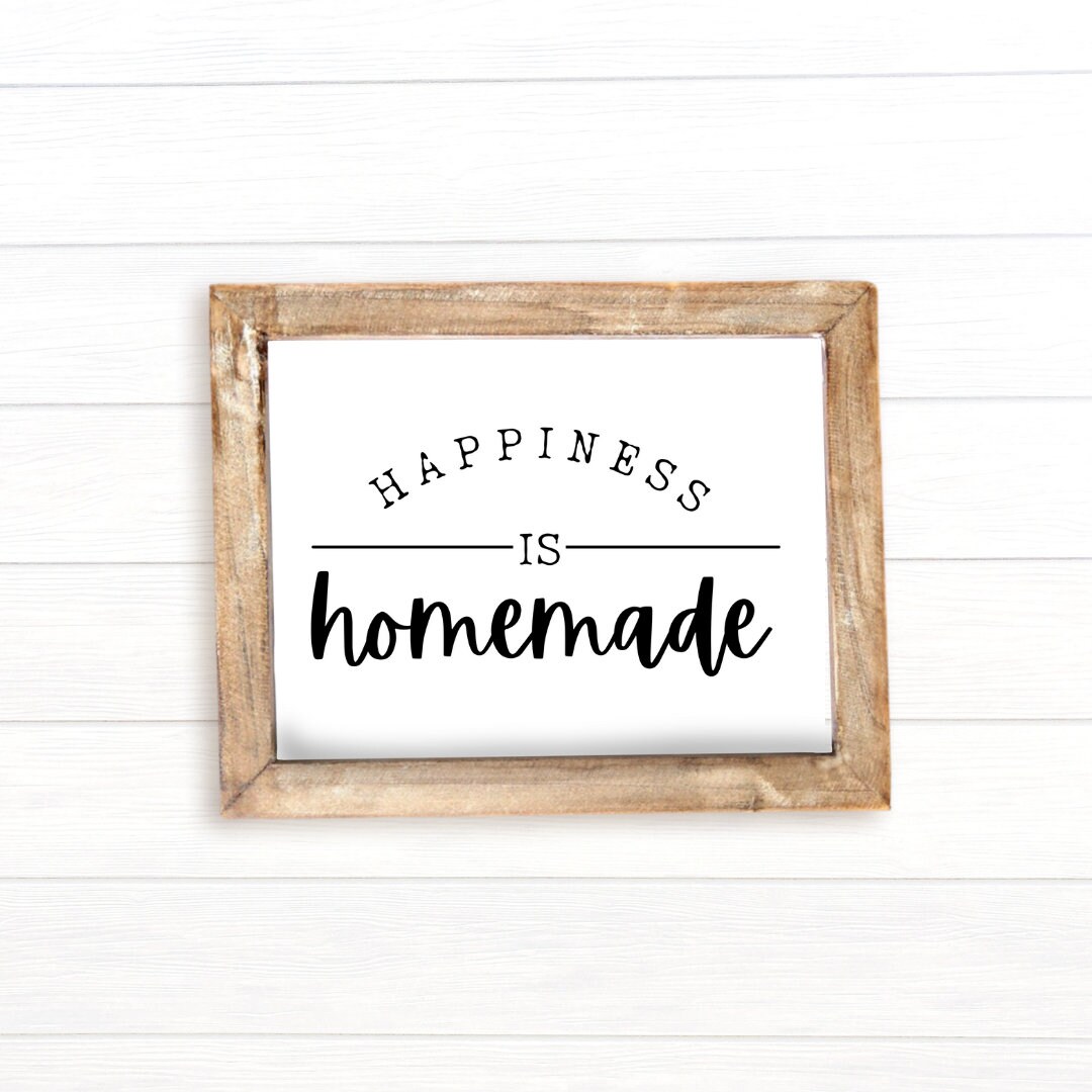 Happiness is Homemade Kitchen Print PRINTABLE Wall Art Etsy