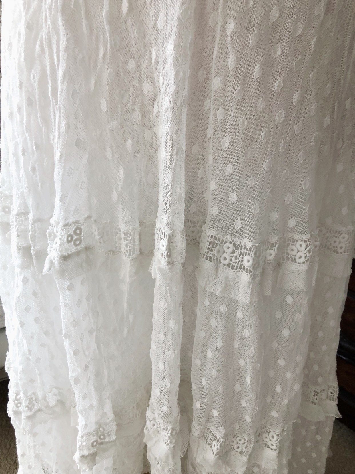 Stunning Antique Edwardian Lace Cotton Lawn Dress Romantic | Etsy