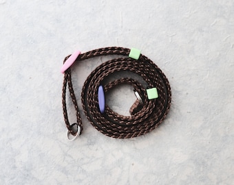 Brown Colorful Handmade Adjustable Strong Woven Camera Strap
