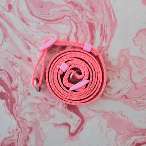 Pink Handmade Adjustable Strong Woven Camera Strap
