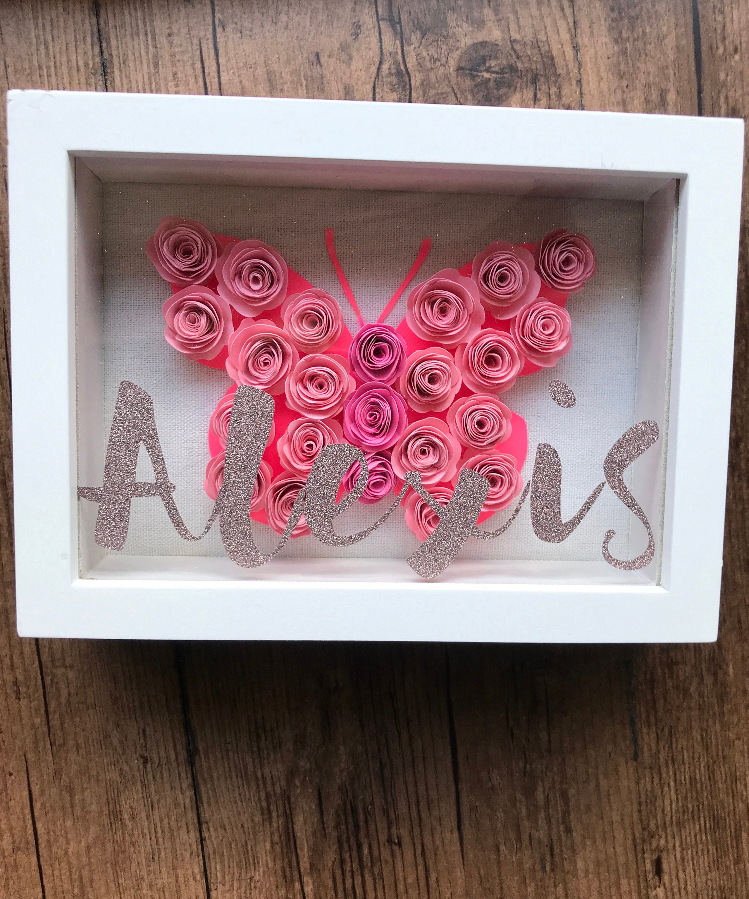 Butterfly Shadowbox Etsy